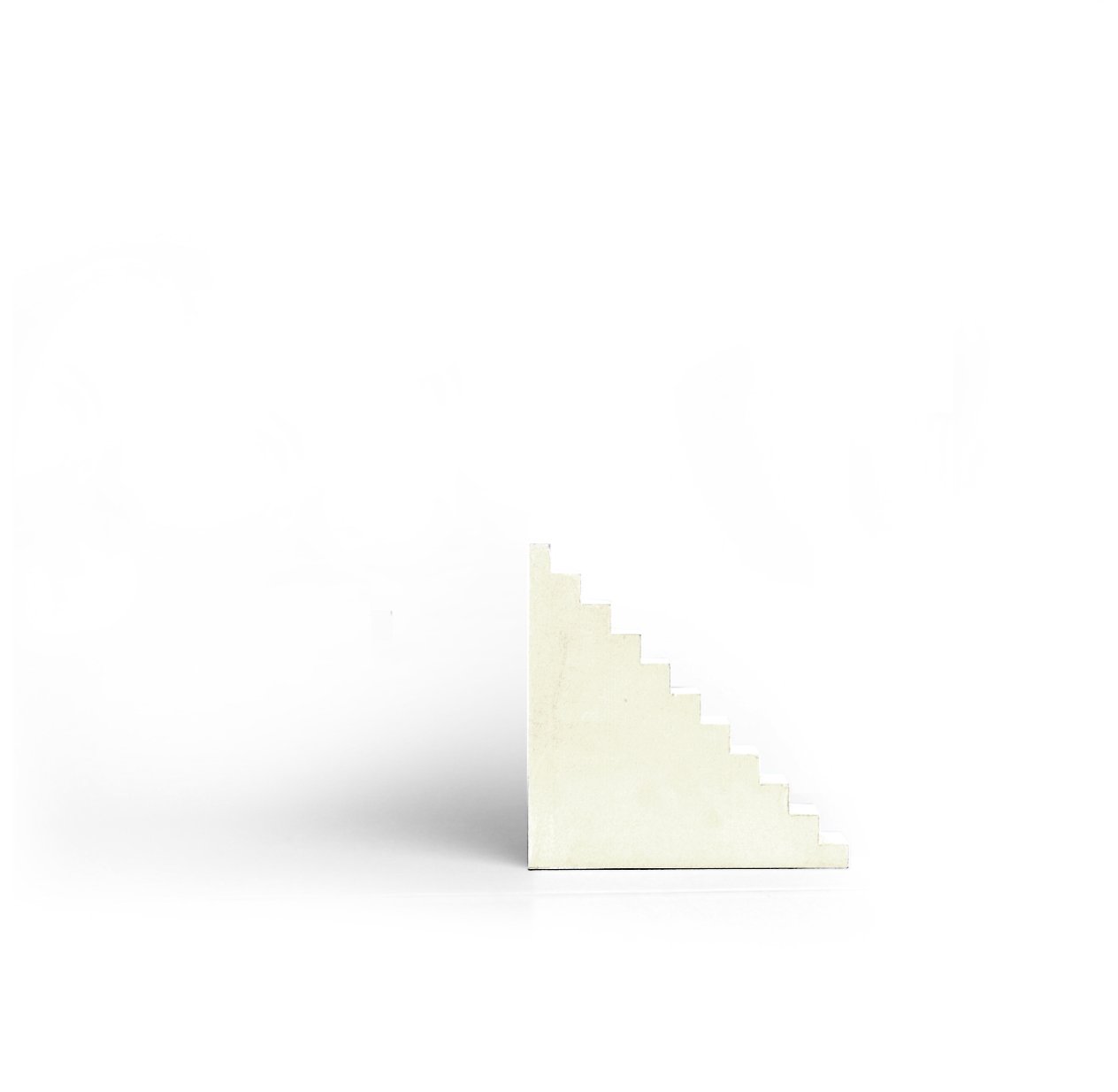 Maison de poupée design - Escalier - Blanc